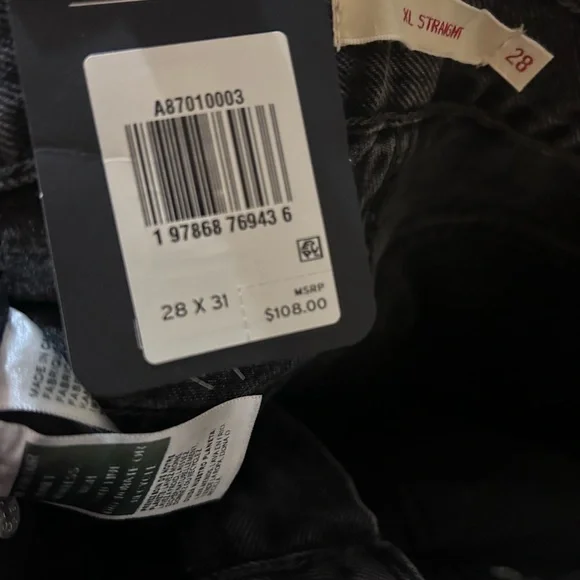 Levi's Women's Wide-Leg Jeans - Dark Gray - Picture 7 of 7